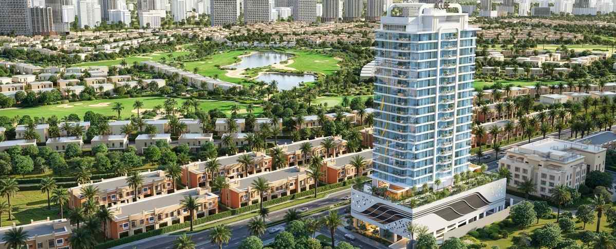 Vega exterior view - Dubai Sports City, Dubai - by Acube Developments