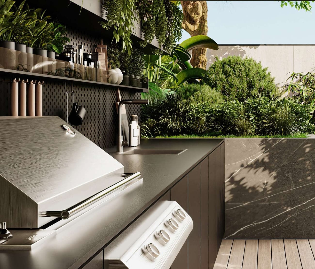 Velor Penthouses amenity Bbq Area in Business Bay, Dubai, by Ginco Properties