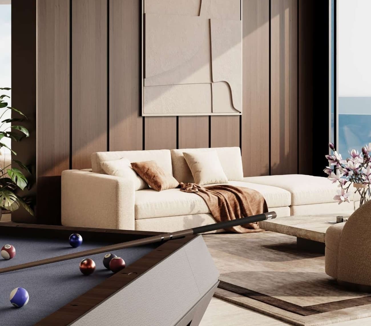 Velor Penthouses amenity Executive Lounge in Business Bay, Dubai, by Ginco Properties