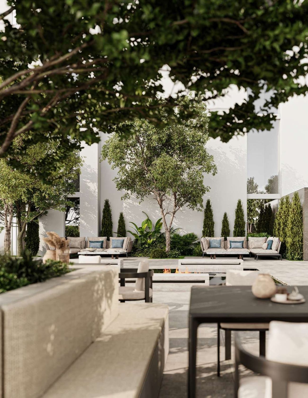Velor Penthouses amenity Zen Area in Business Bay, Dubai, by Ginco Properties
