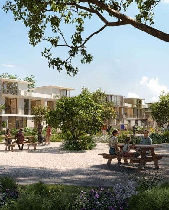 Velora and Venera at The Valley amenity Outdoor Gathering Spaces - The Valley, Dubai - by Emaar