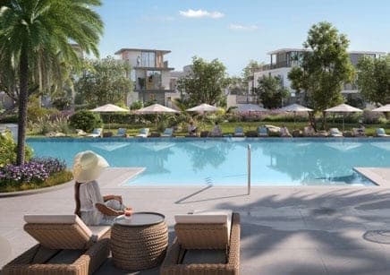 Velora and Venera at The Valley amenity Swimming Pool - The Valley, Dubai - by Emaar