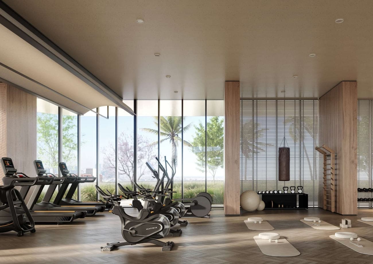 Velos Residence amenity Outdoor & Indoor Gym - Dubai Motor City, Dubai - by CITYVIEW
