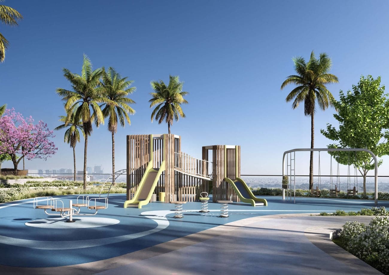 Velos Residence amenity Outdoor & Indoor Kids Play Area - Dubai Motor City, Dubai - by CITYVIEW