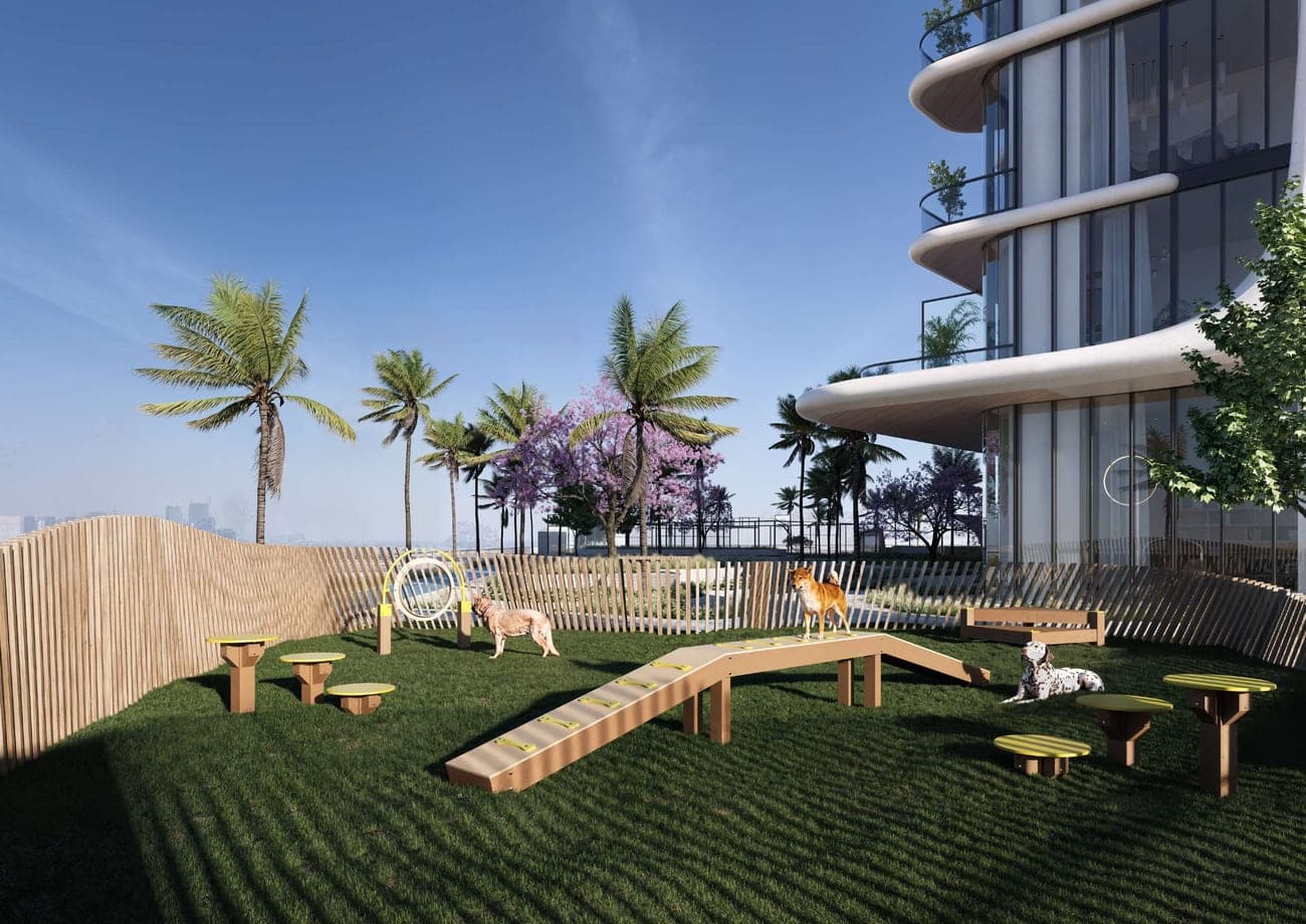 Velos Residence amenity Pet Area - Dubai Motor City, Dubai - by CITYVIEW