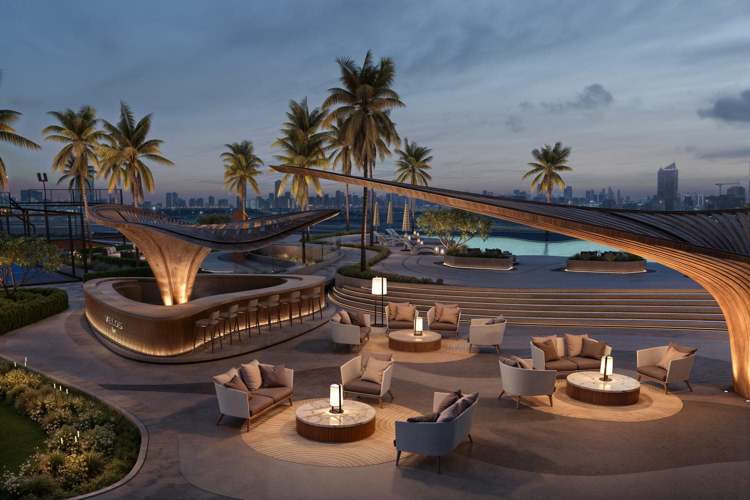 Velos Residence amenity Sitting Lounge - Dubai Motor City, Dubai - by CITYVIEW
