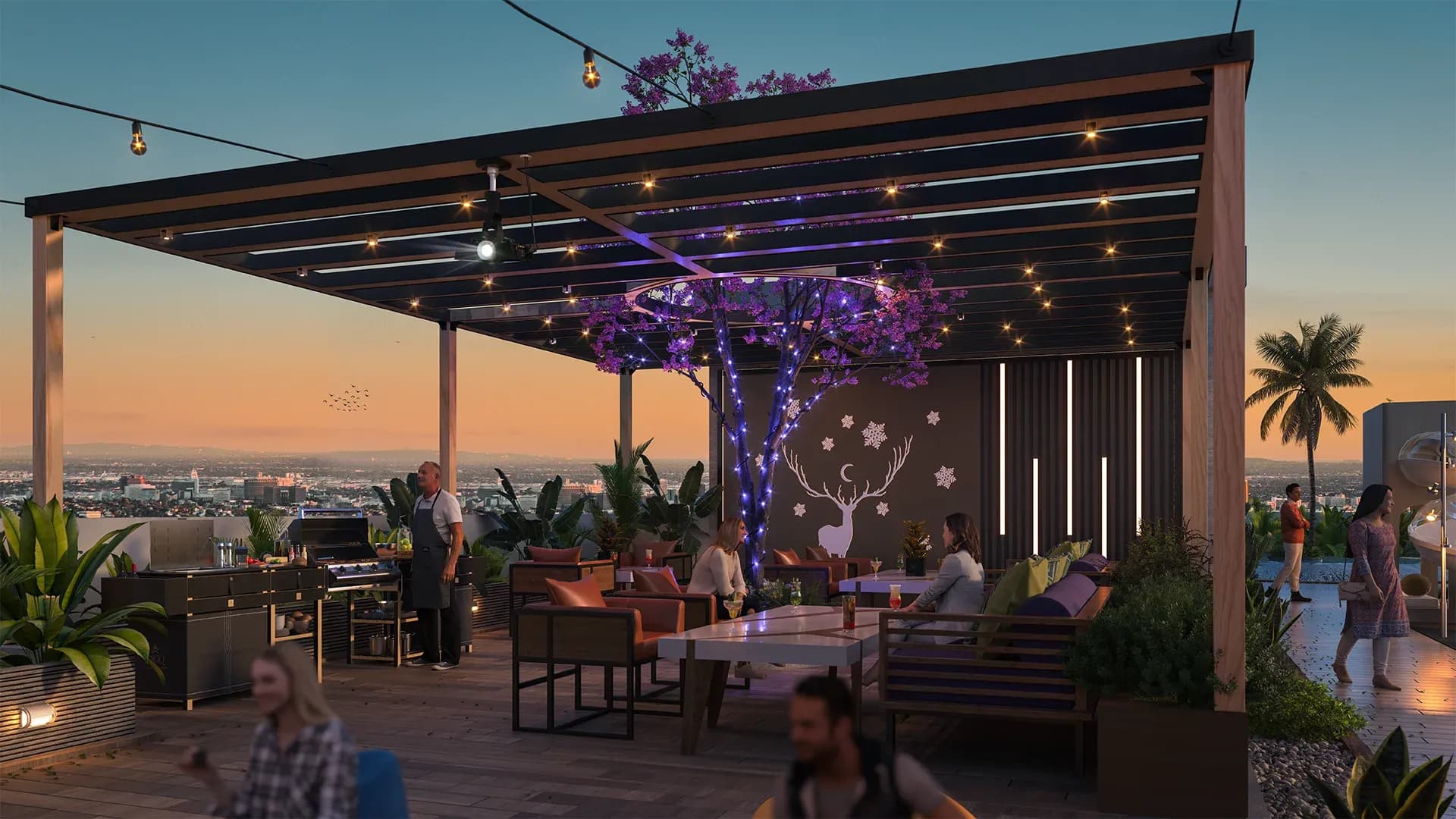 Ventana Residences amenity BBQ Area - Dubai International City, Dubai - by Zedor Developments