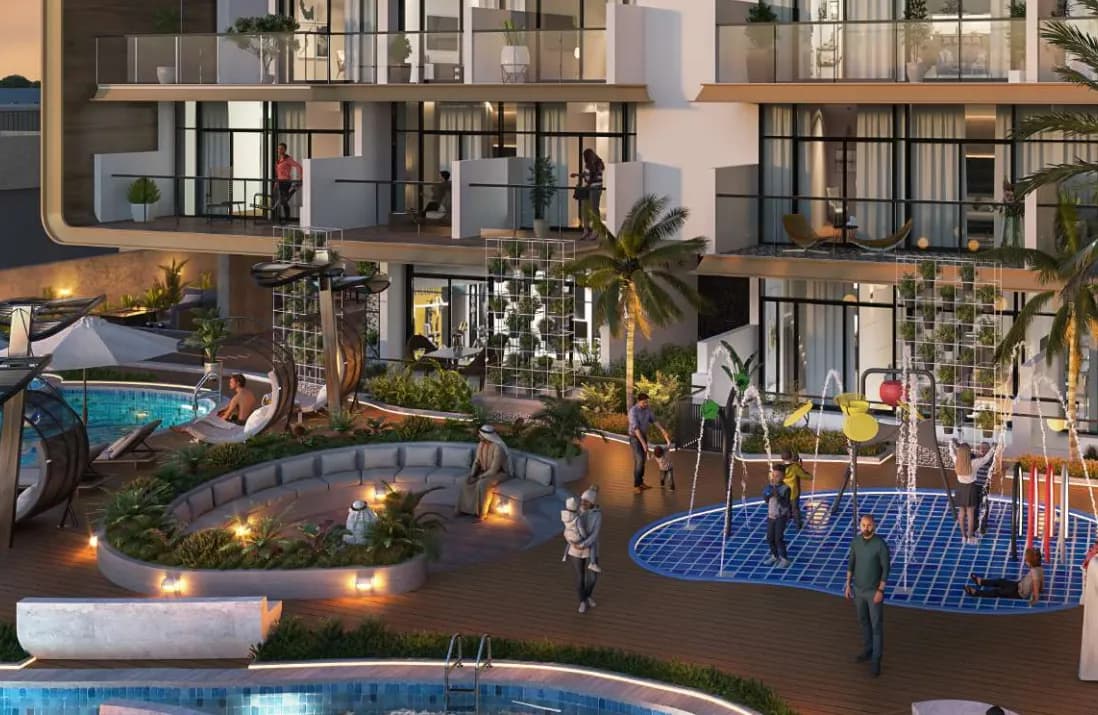 Ventana Residences amenity Kids’ Splash Pad - Dubai International City, Dubai - by Zedor Developments