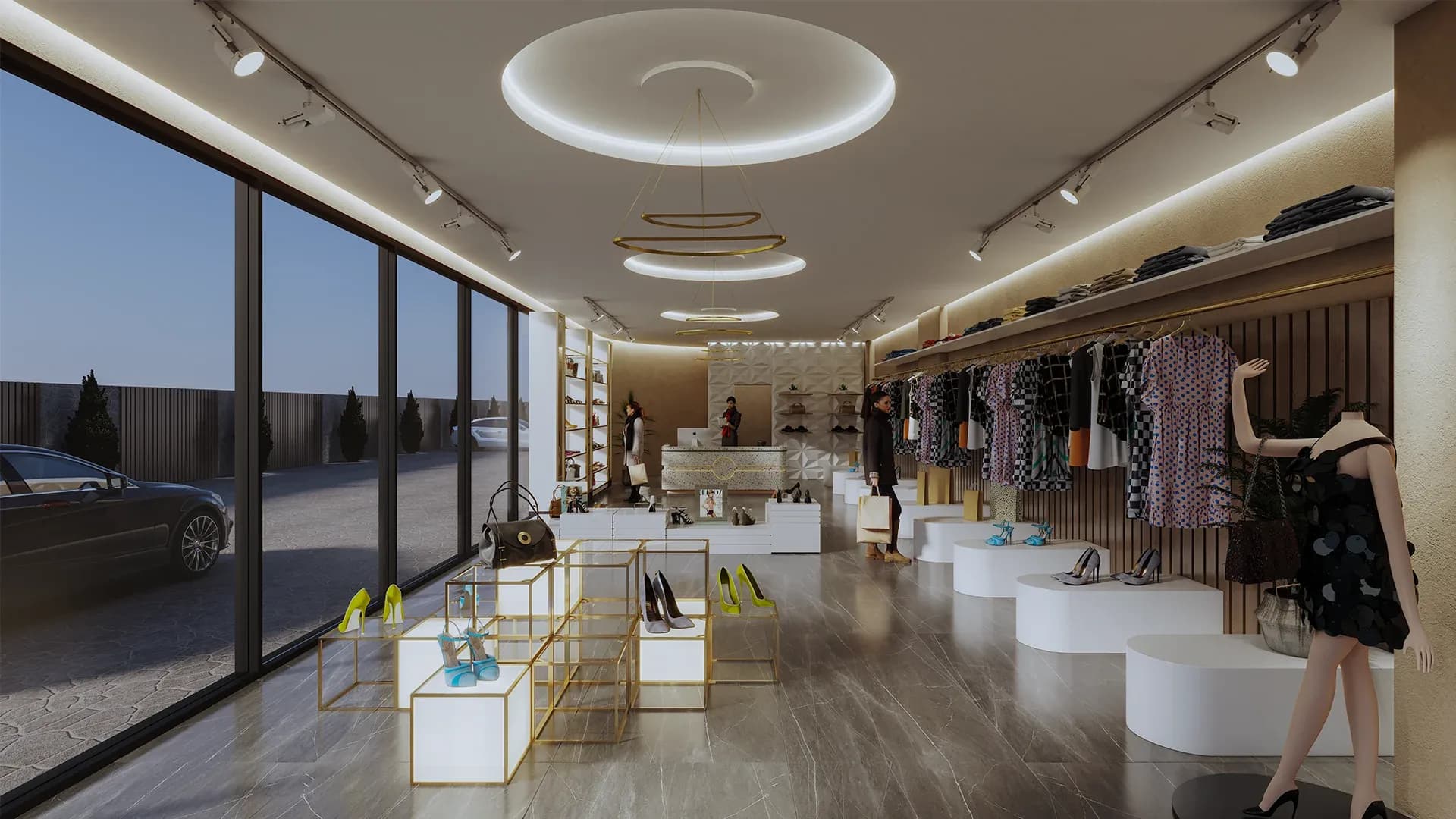 Ventana Residences amenity Retail Stores - Dubai International City, Dubai - by Zedor Developments