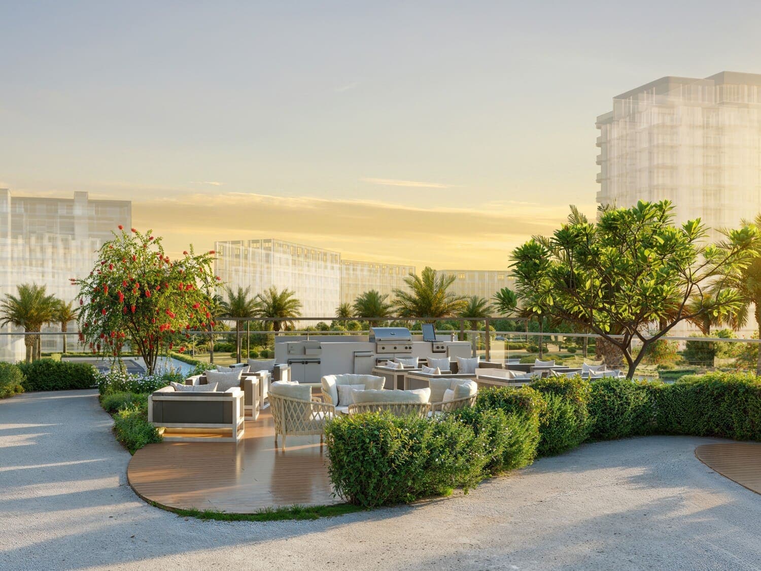 Verano by Prescott amenity Bbq Area - Dubai Studio City, Dubai - by Prescott