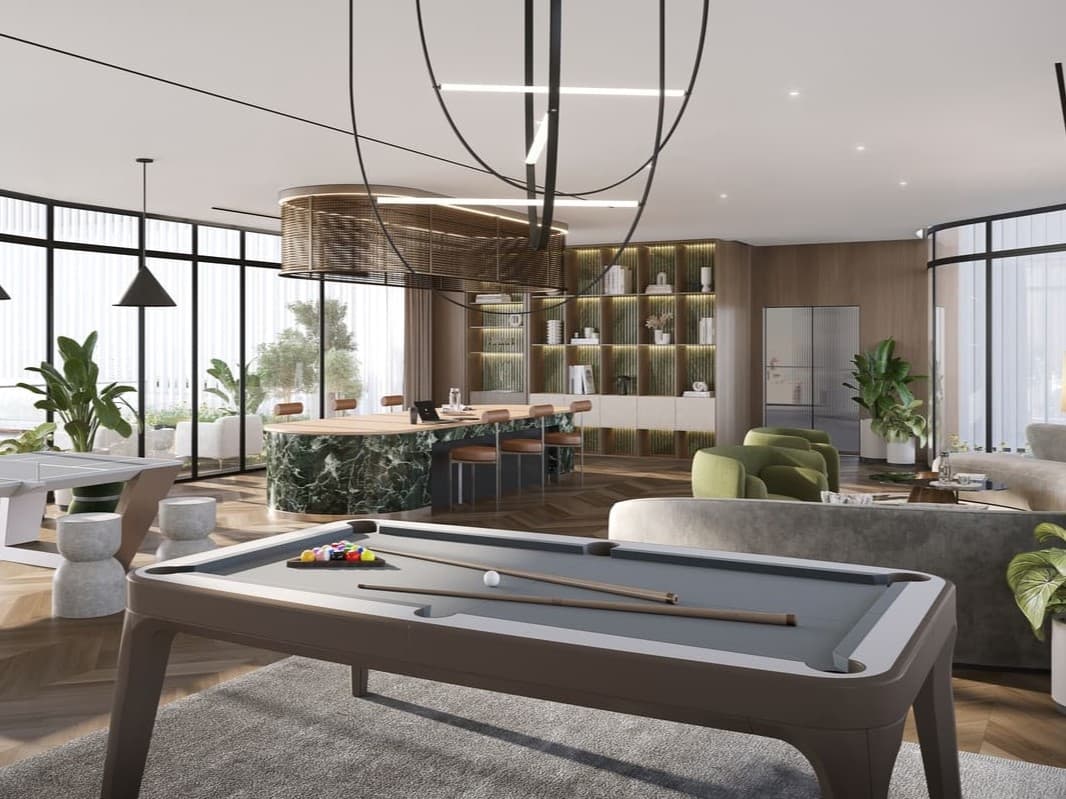 Verano by Prescott amenity Billiards Table - Dubai Studio City, Dubai - by Prescott