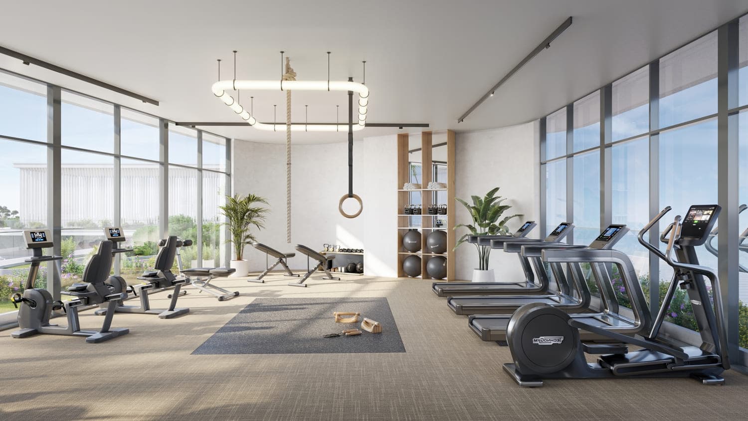 Verano by Prescott amenity Fitness Studio - Dubai Studio City, Dubai - by Prescott