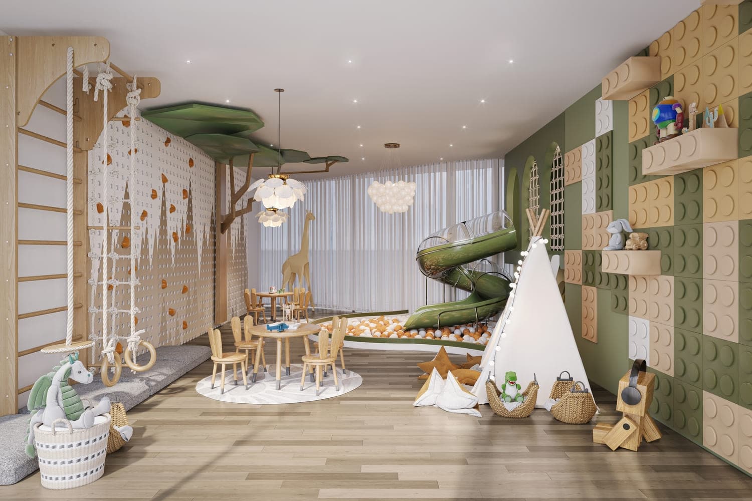 Verano by Prescott amenity Indoor Kids Play Area - Dubai Studio City, Dubai - by Prescott
