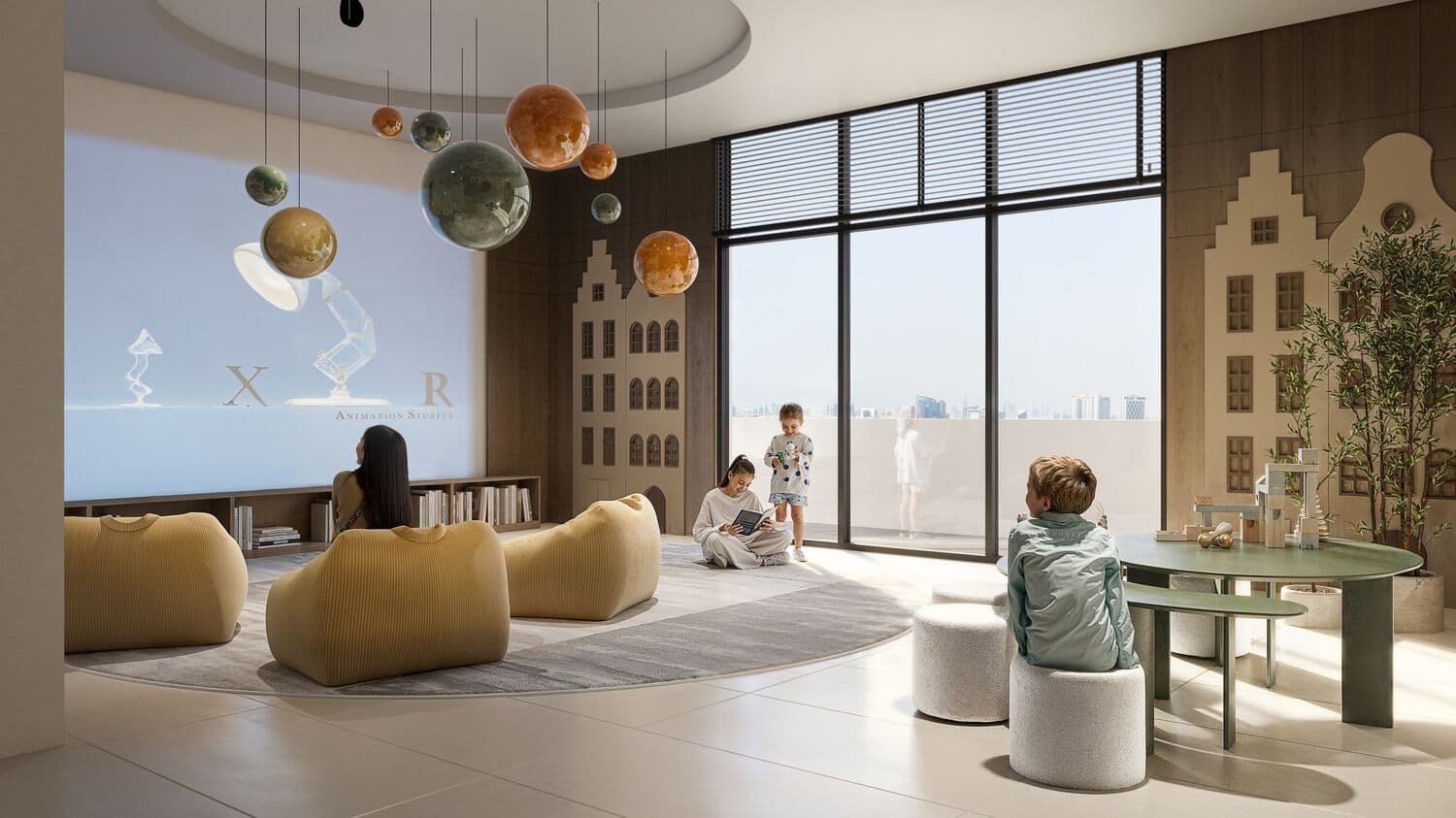 VERDAN1A 2 amenity Kids Play Room - Dubailand Residence Complex, Dubai - by Object 1