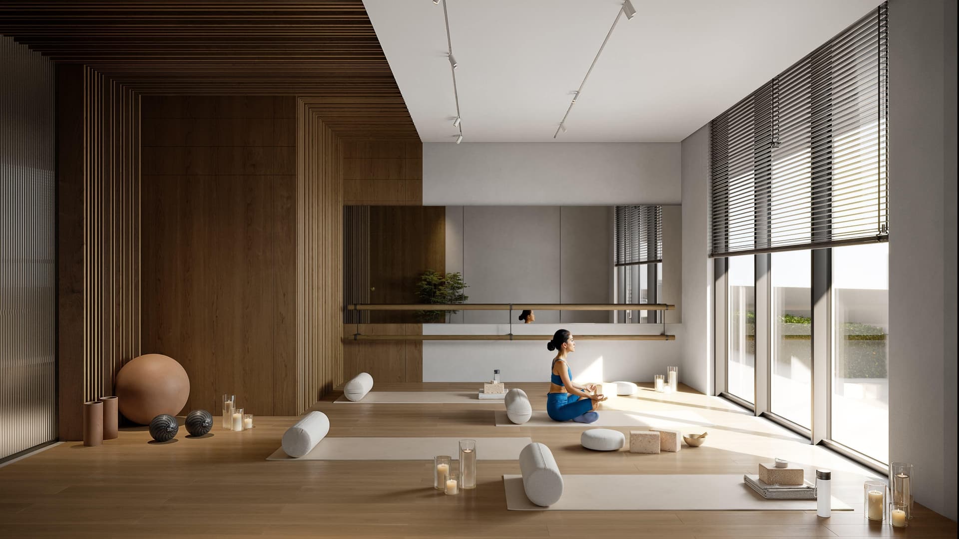 VERDAN1A 3 amenity Yoga & Dance Room in Dubailand Residence Complex, Dubai, by Object 1