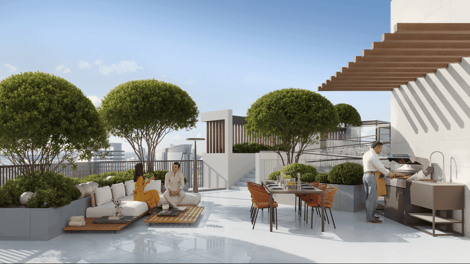 VERDAN1A 4 amenity Bbq Area in Dubailand Residence Complex, Dubai, by Object 1