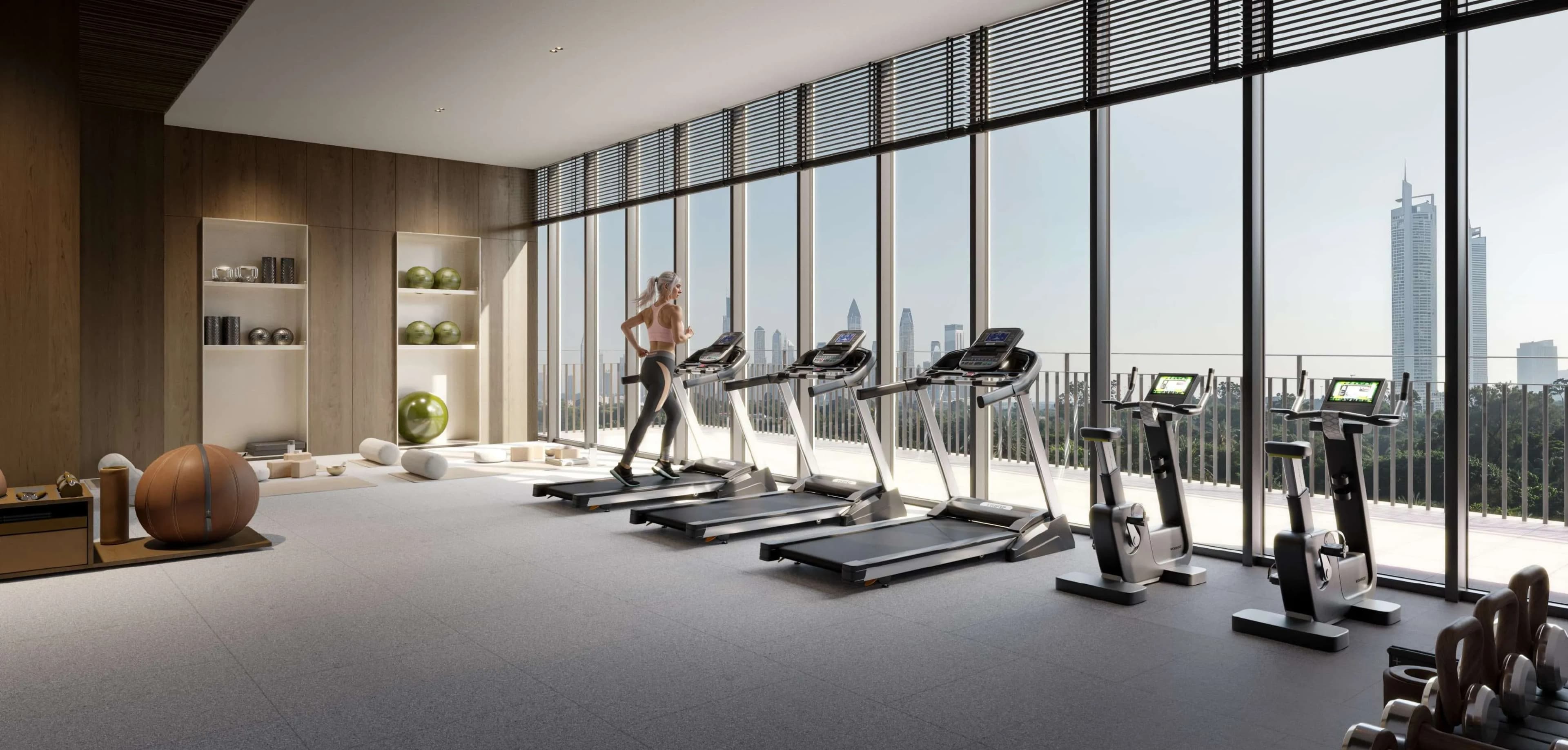 VERDAN1A 5 amenity Gym - Dubai Land Residence Complex, Dubai - by Object 1