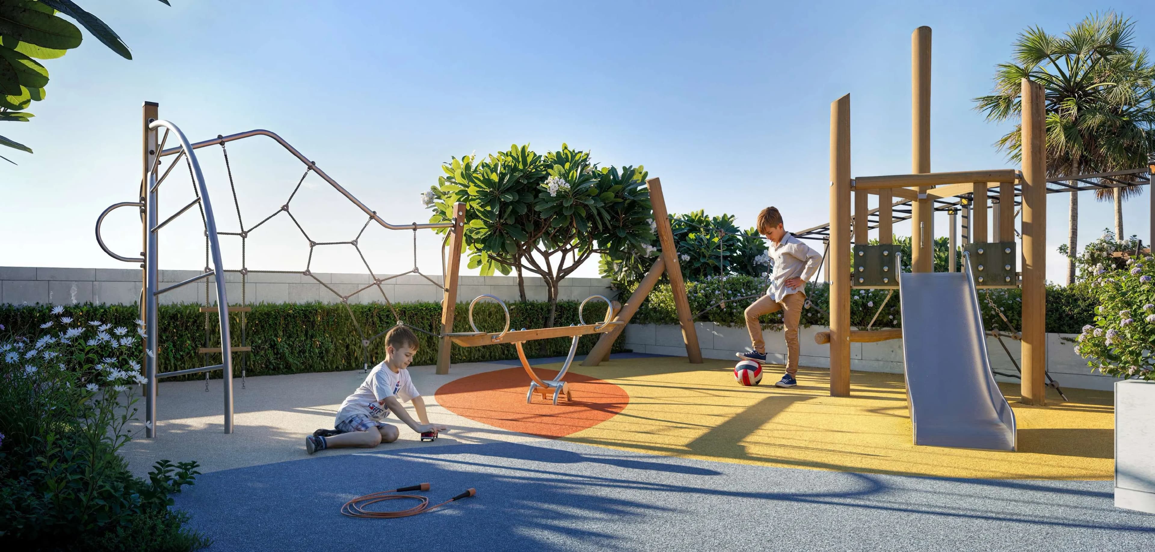 VERDAN1A 5 amenity Outdoor Kids' Area - Dubai Land Residence Complex, Dubai - by Object 1