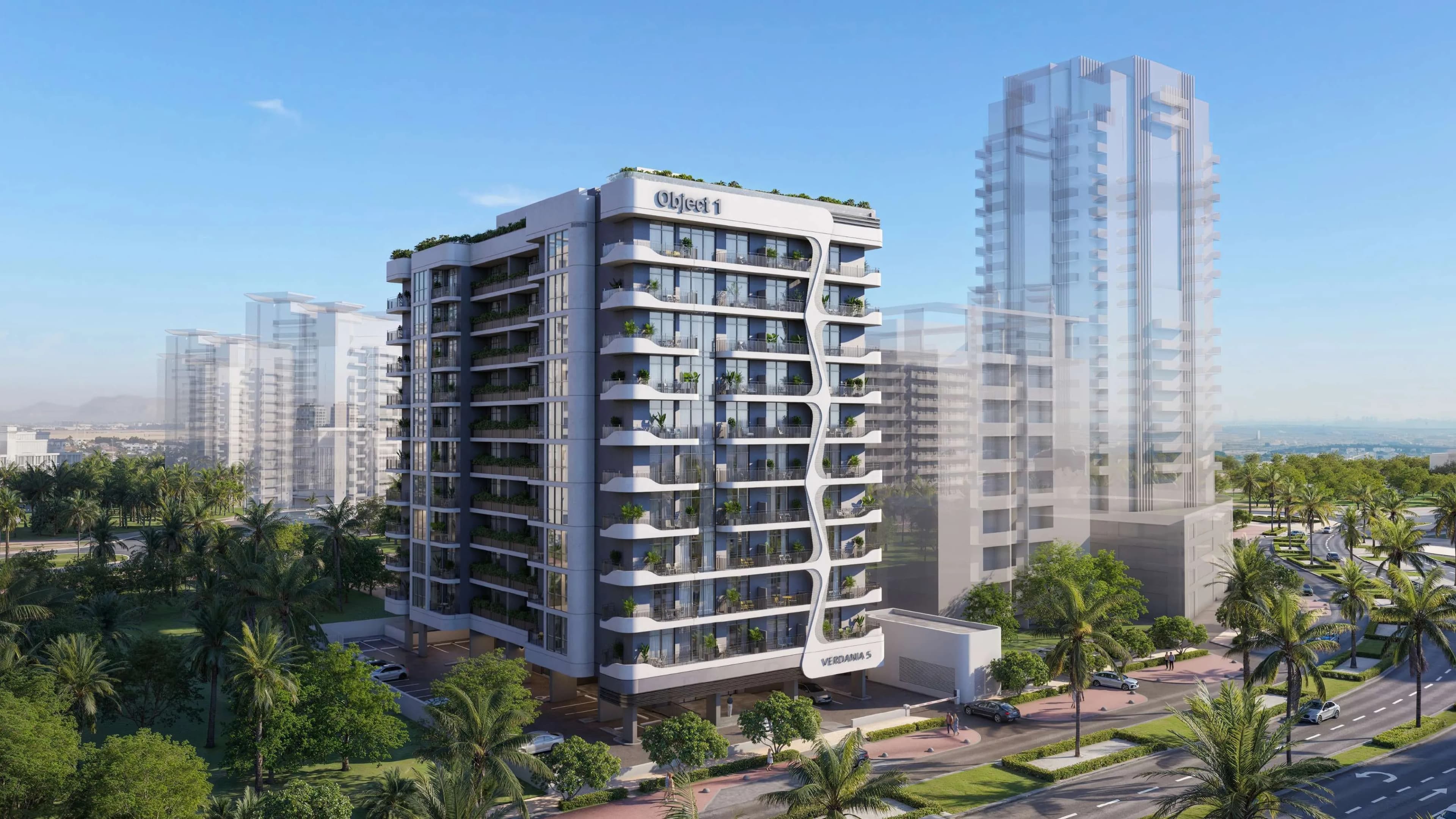VERDAN1A 5 exterior view - Dubai Land Residence Complex, Dubai - by Object 1