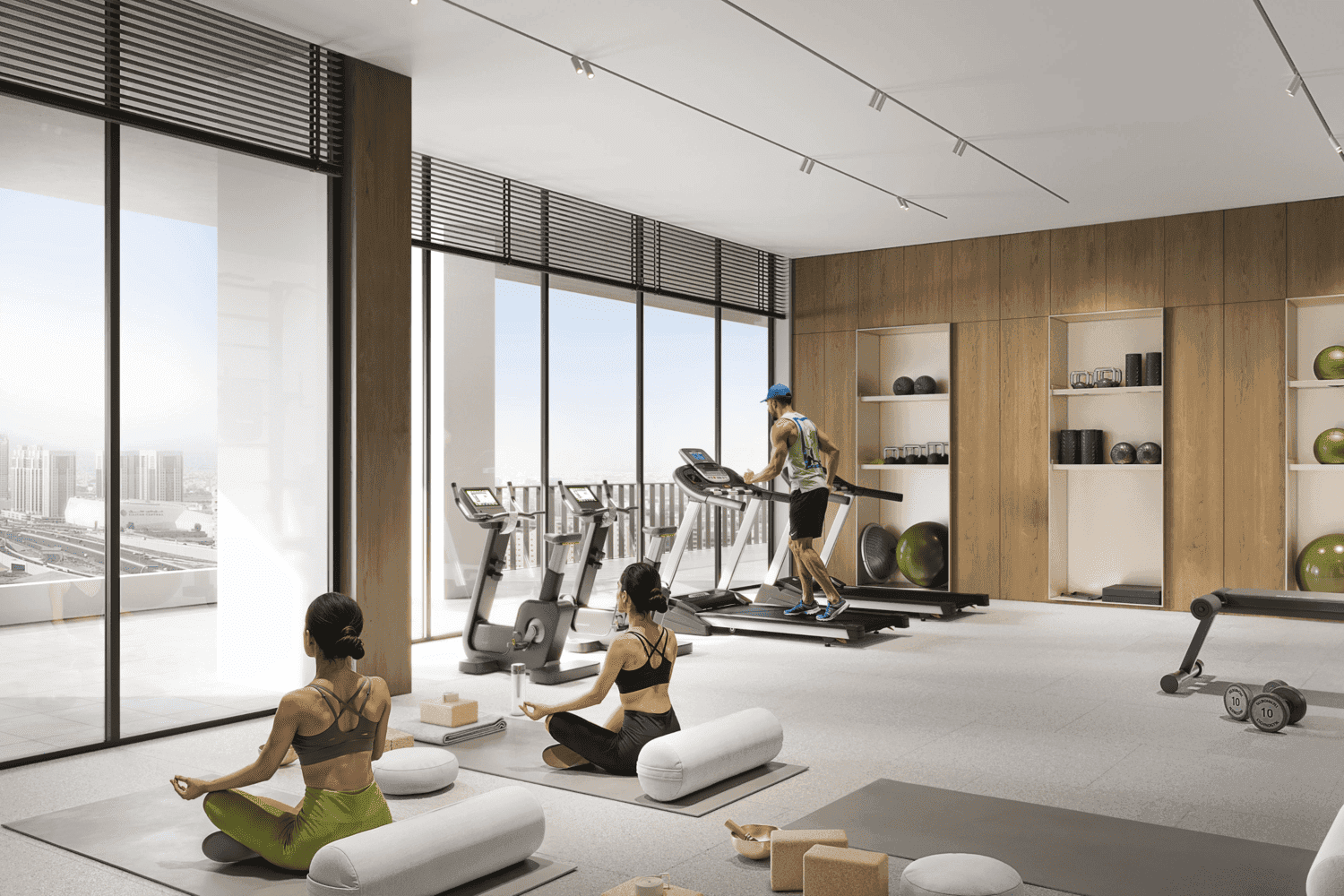 VERDAN1A amenity Gym - Dubailand Residence Complex, Dubai - by Object 1