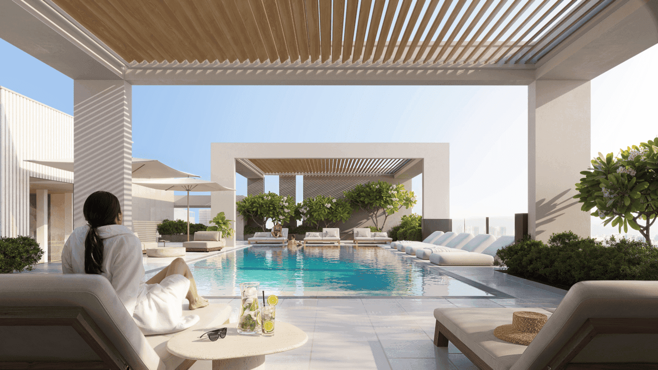 VERDAN1A amenity Swimming Pool - Dubailand Residence Complex, Dubai - by Object 1
