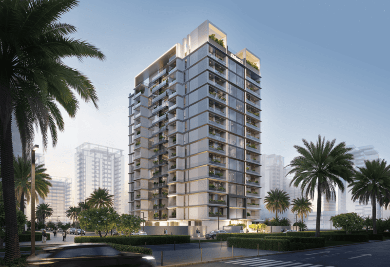 VERDAN1A exterior view - Dubailand Residence Complex, Dubai - by Object 1