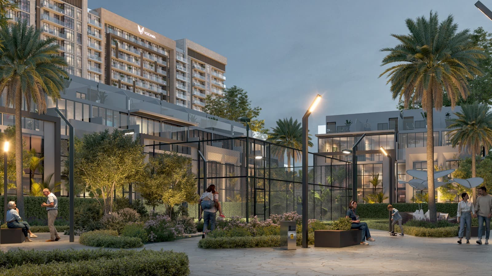 Verdana V amenity Landscape Areas - Dubai Investments Park, Dubai - by Reportage Properties