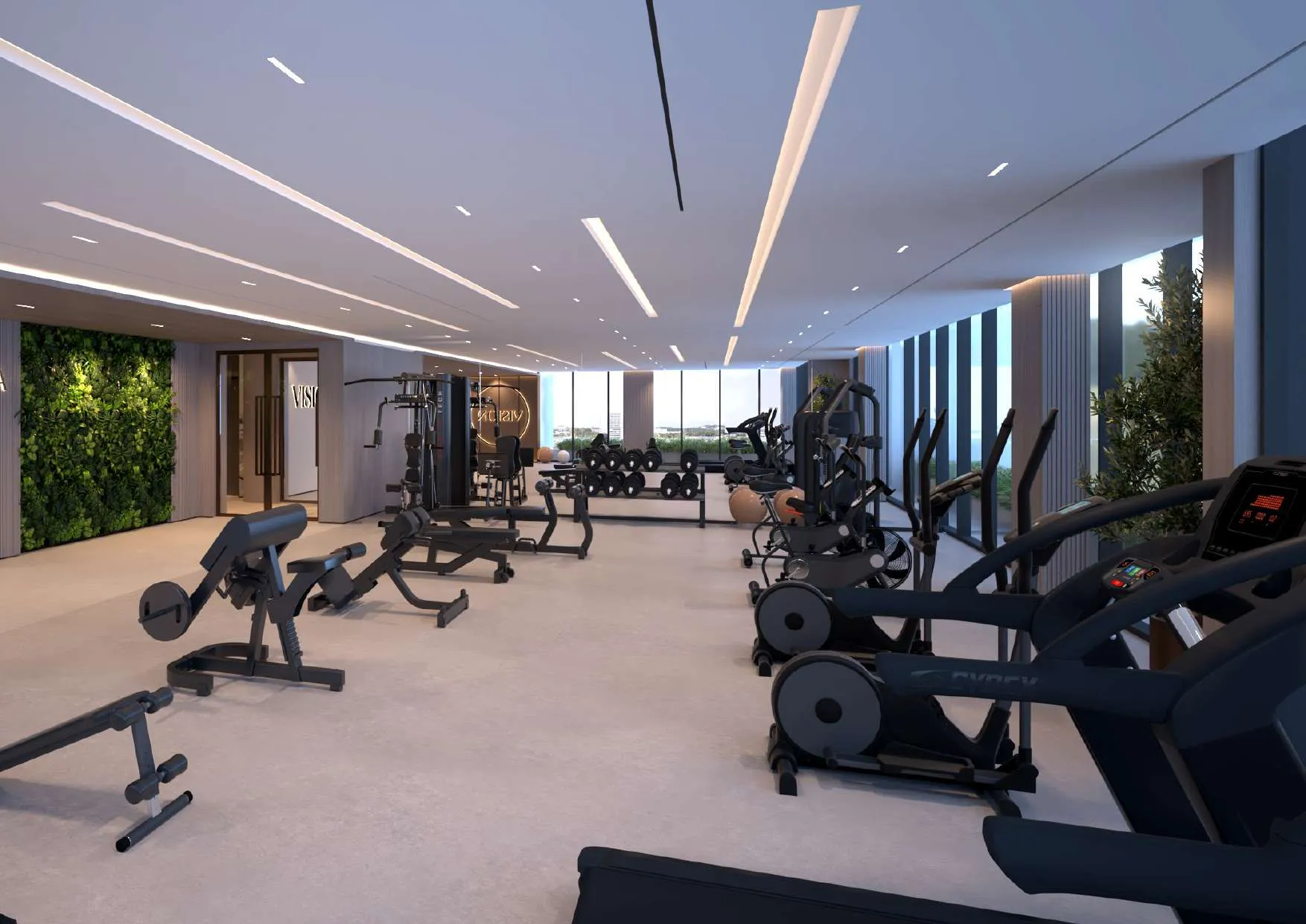 Verde by Vision amenity Gym - Dubai Sports City, Dubai - by Vision Developments