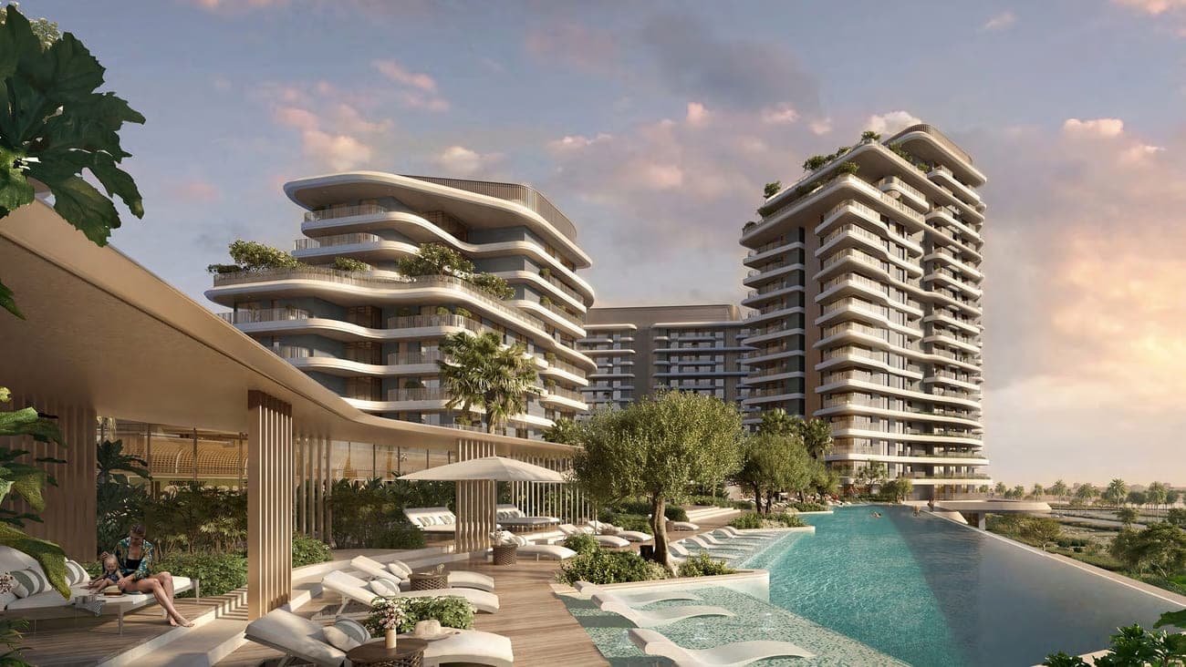 Verdes by Haven amenity Swimming Pool - Dubai Land, Dubai - by ALDAR
