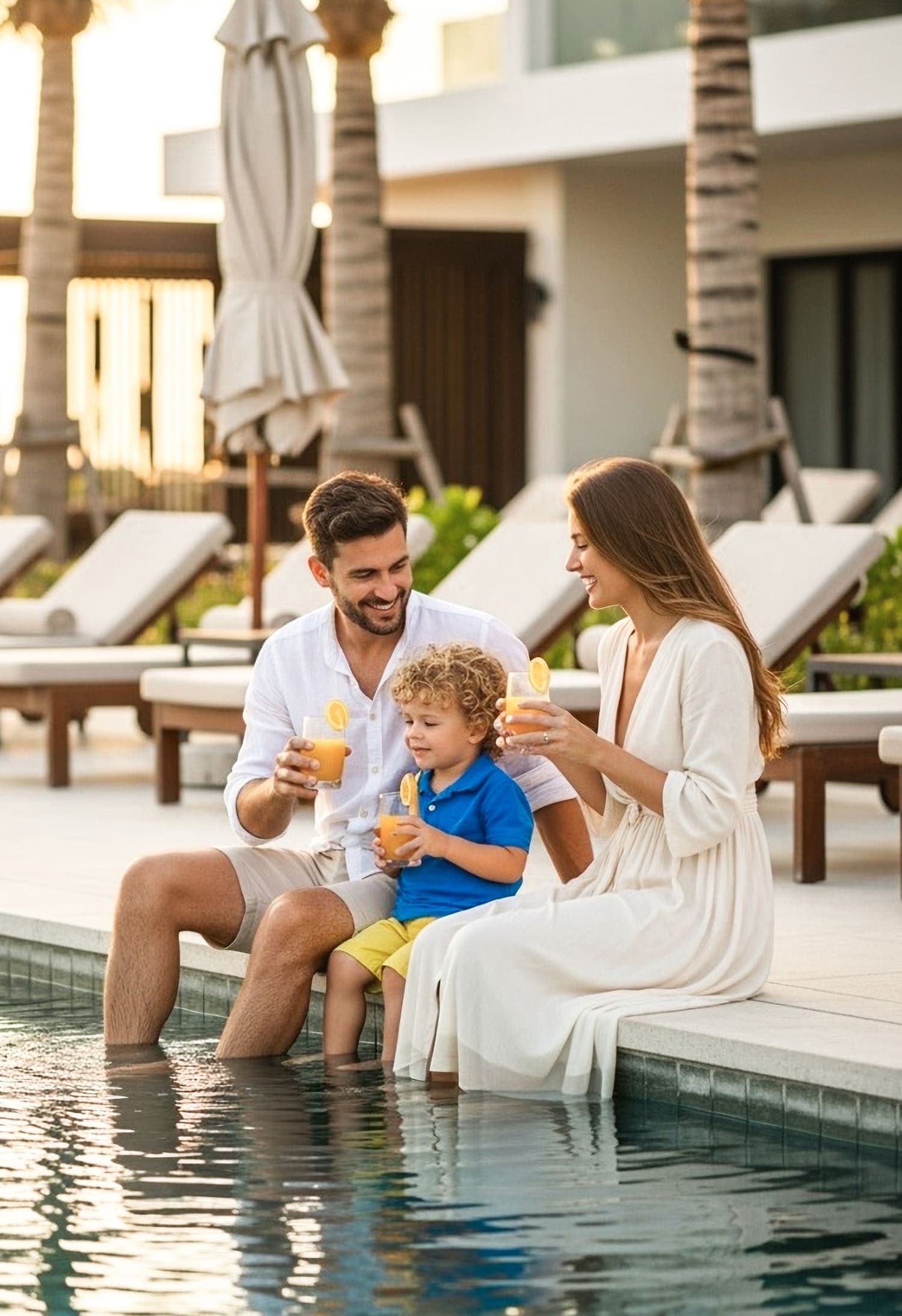 Vestoria Bay amenity Family & Kids Pool - Dubai Islands, Dubai - by Ahmadyar Real Estate Development