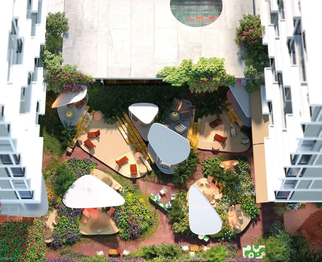 Vibe amenity Terrace Garden - Al Satwa, Dubai - by Arsenal East