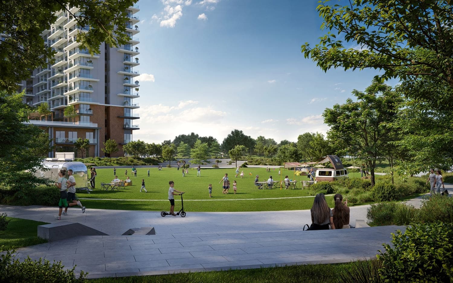 Vida Residences Hillside amenity Multipurpose Lawn - Dubai Hills, Dubai - by Emaar