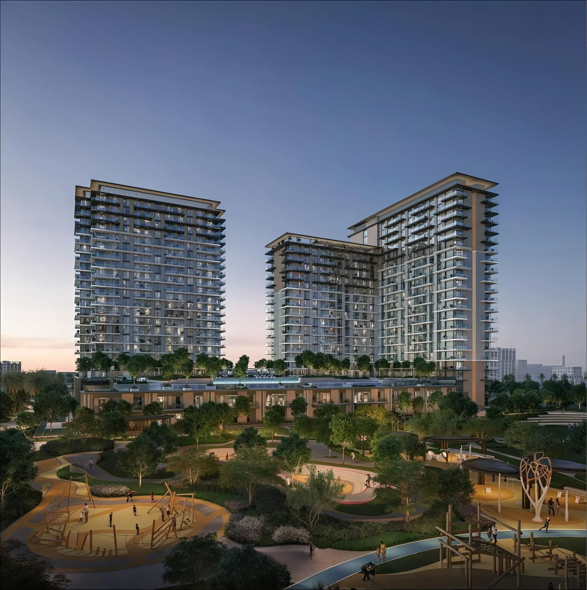 Vida Residences Hillside exterior view in Dubai Hills, Dubai, by Emaar
