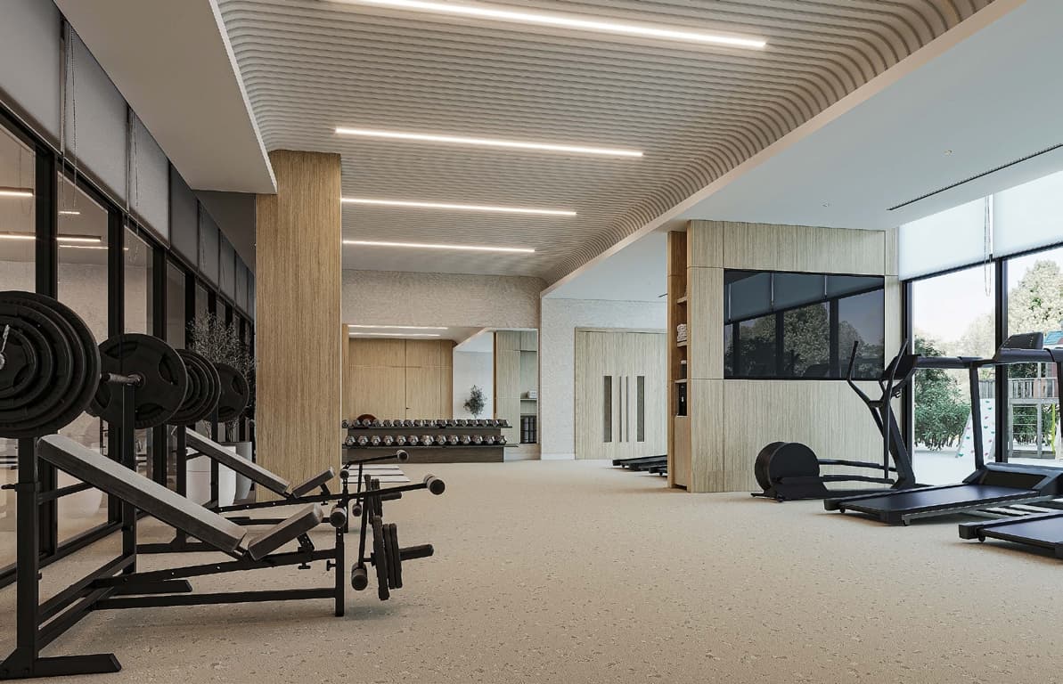 Vida Residences Saadiyat Island amenity Indoor & Outdoor Gym - Al Saadiyat island, Dubai - by ALAIN