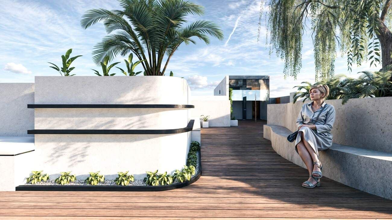 Viera Residences amenity Rooftop Garden & Lounge Area - Dubai Production City, Dubai - by Vantage Ventures