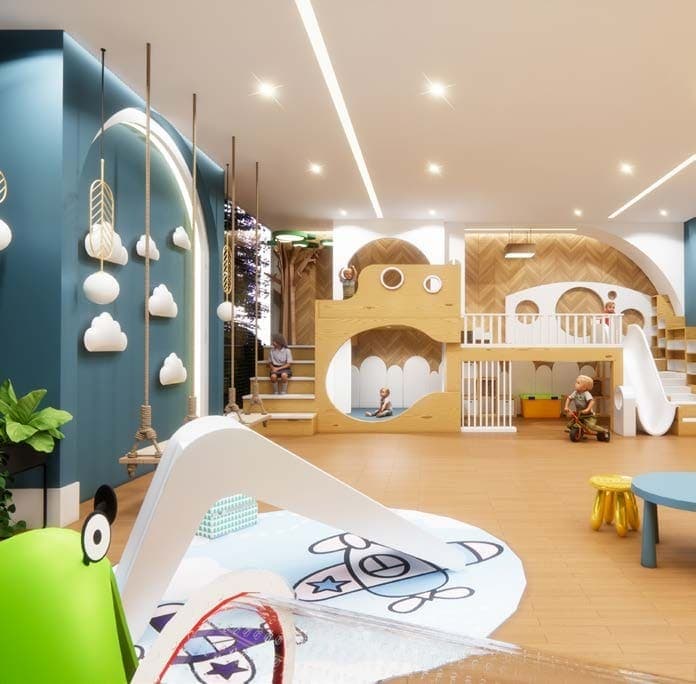 Viewz amenity Kids Play Area in JLT (Jumeirah Lake Towers), Dubai, by Danube