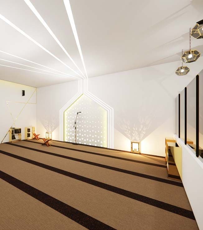 Viewz amenity Male & Female Prayer Room in JLT (Jumeirah Lake Towers), Dubai, by Danube