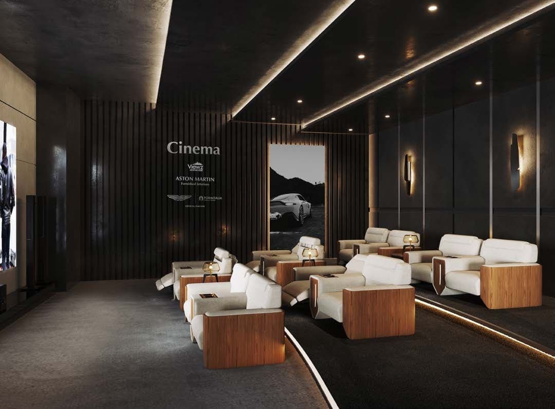 Viewz amenity Indoor Cinema in JLT (Jumeirah Lake Towers), Dubai, by Danube
