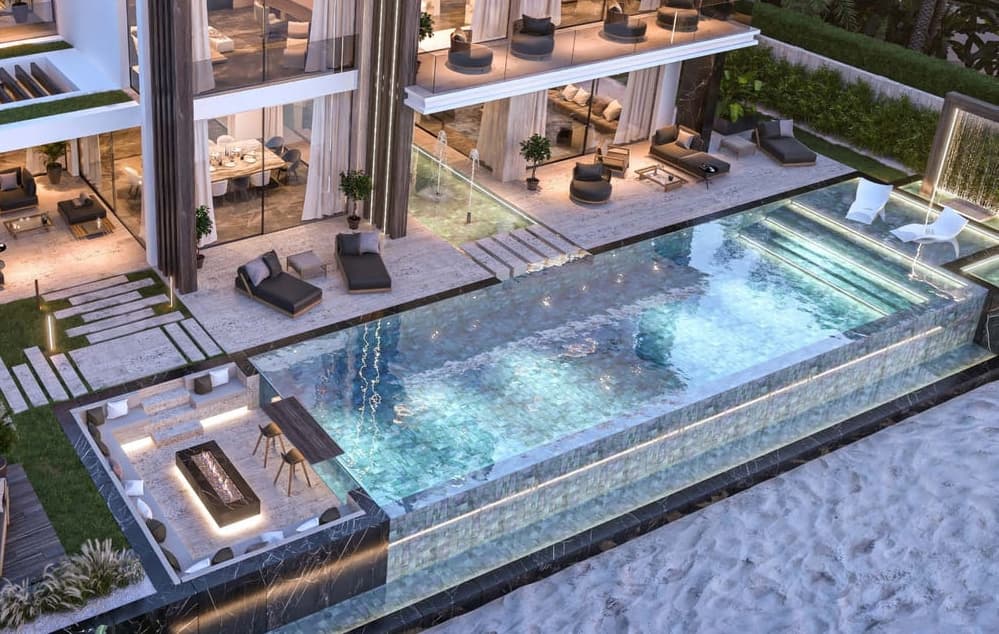 Villa Amaya amenity Swimming Pool - Palm Jumeirah, Dubai - by Amali Properties