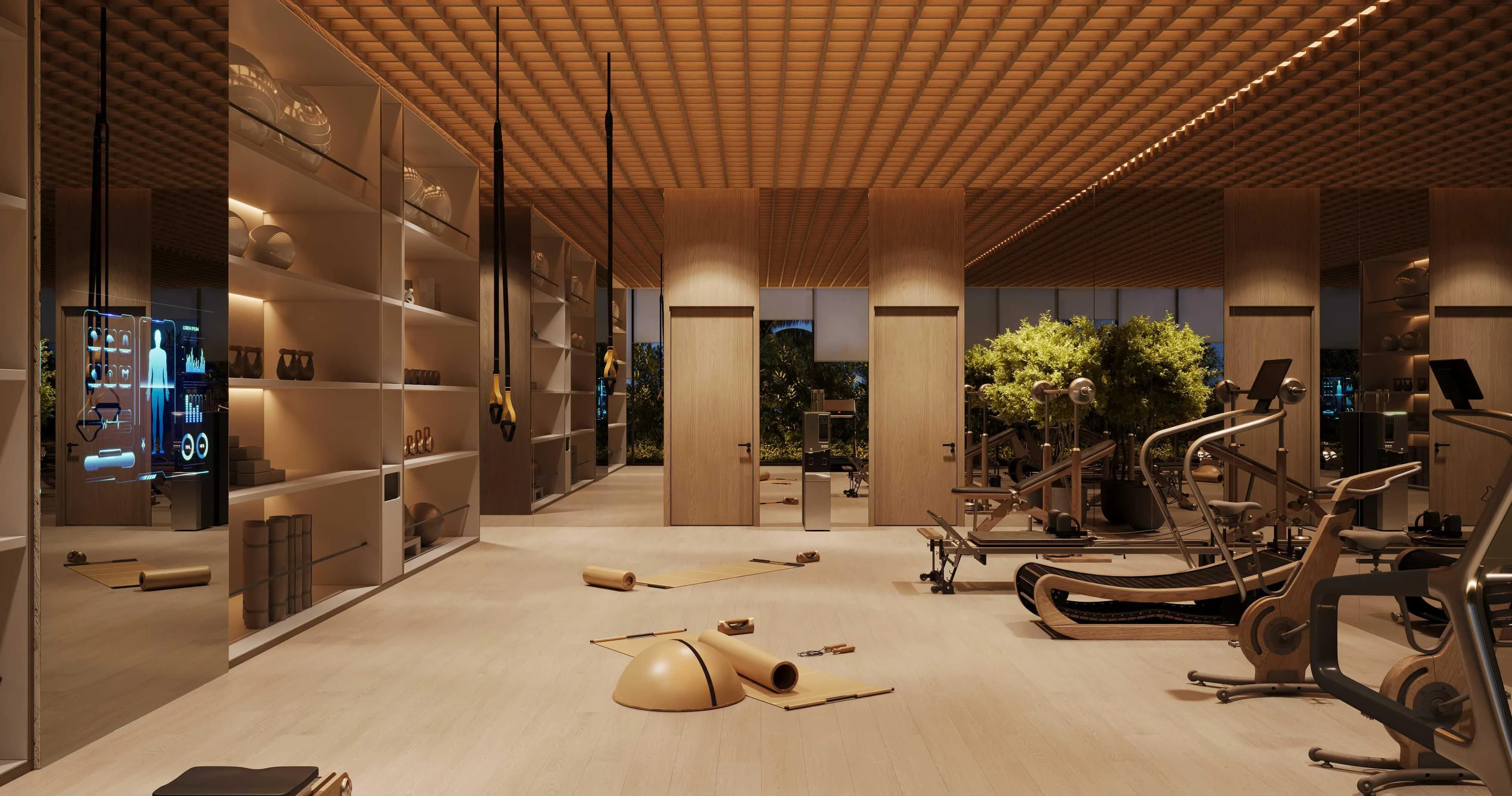 Villa Del Arte amenity Fitness Studio - Dubai Islands, Dubai - by Mr. Eight Development