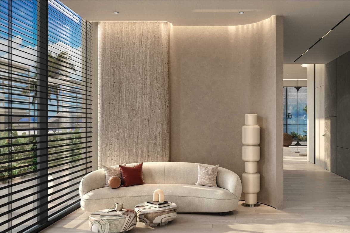 Villa Del Brunello amenity Sitting Areas - Dubai Islands, Dubai - by Mr. Eight Development