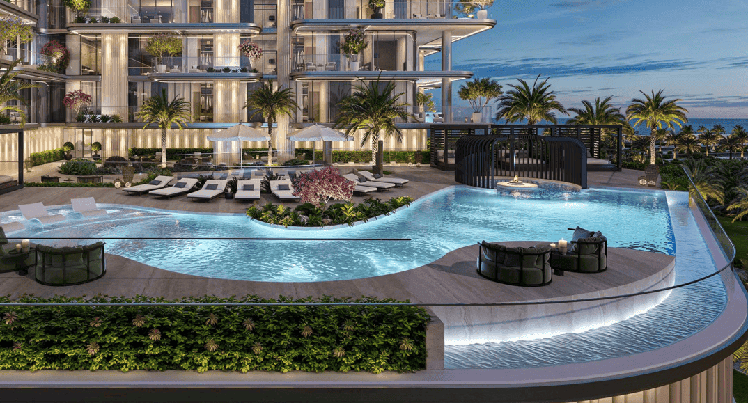 Villa Del Divos amenity Infinity Pool in Dubai Islands, Dubai, by Mr. Eight Development