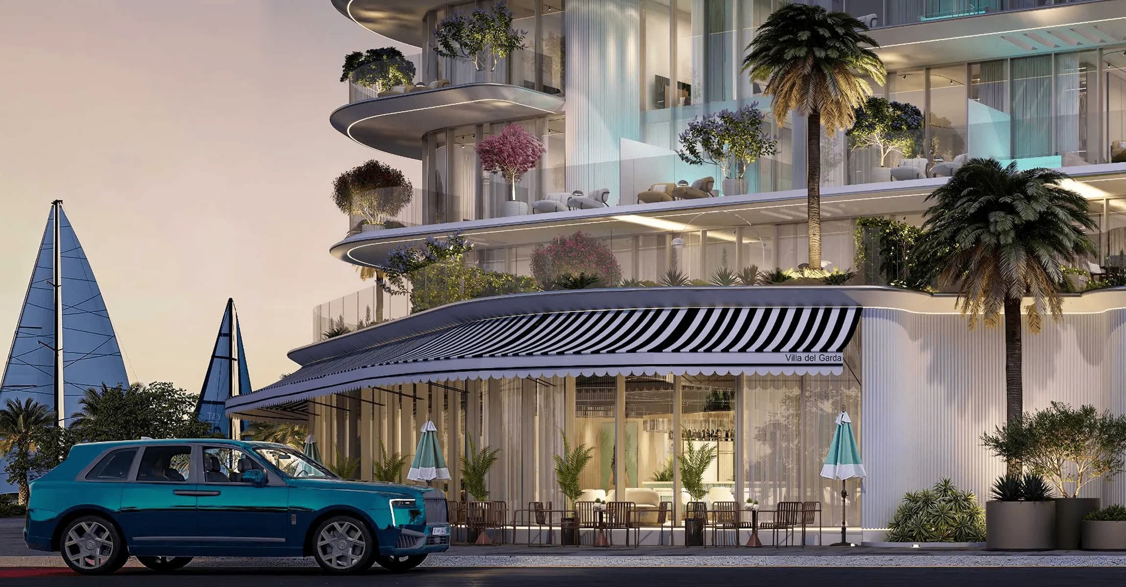 Villa Del Garda amenity F&B Spaces - Palm Deira, Dubai - by Mr. Eight Development