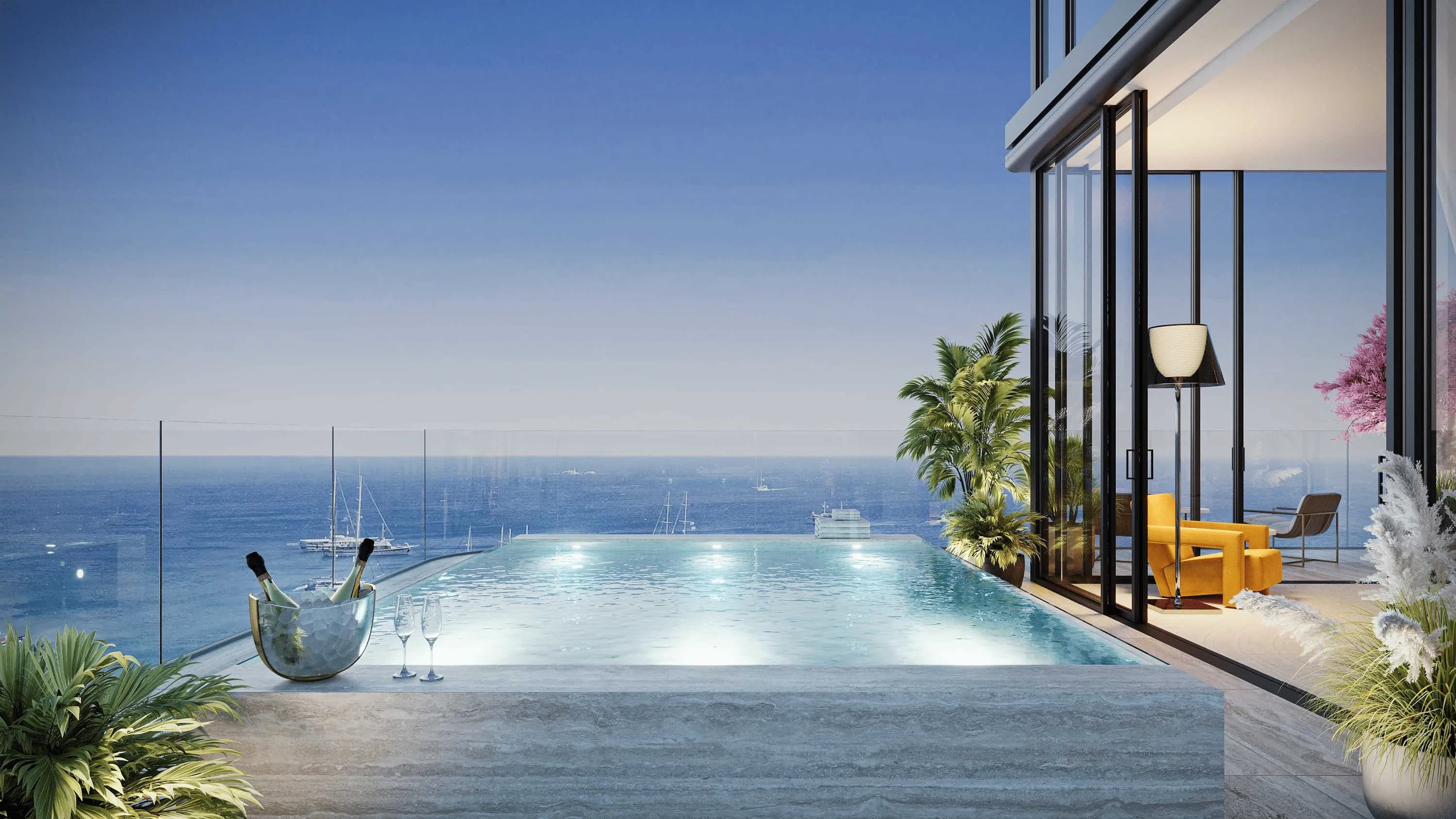 Villa Del Garda amenity Private Plunge Pools - Palm Deira, Dubai - by Mr. Eight Development