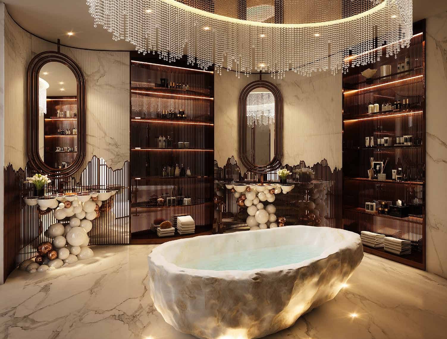 Villa Elaine amenity Ice Bath Treatment & Spa - Palm Jumeirah, Dubai - by Amali Properties