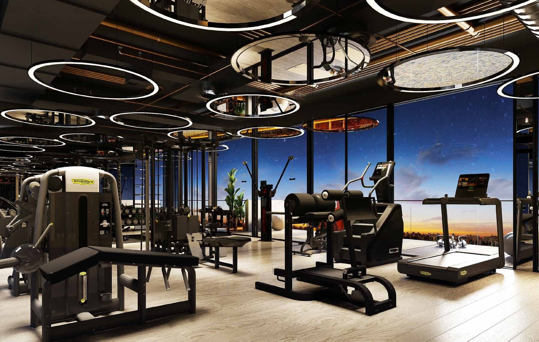 Villa Elaine amenity Indoor & Outdoor Gyms - Palm Jumeirah, Dubai - by Amali Properties