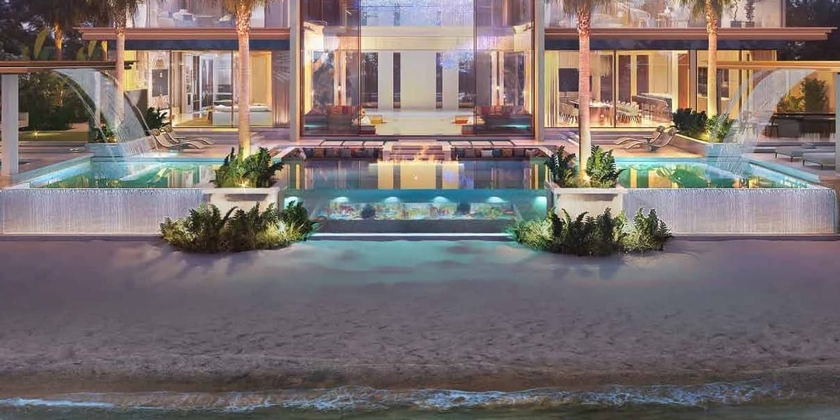 Villa Elaine amenity Infinity Pool - Palm Jumeirah, Dubai - by Amali Properties