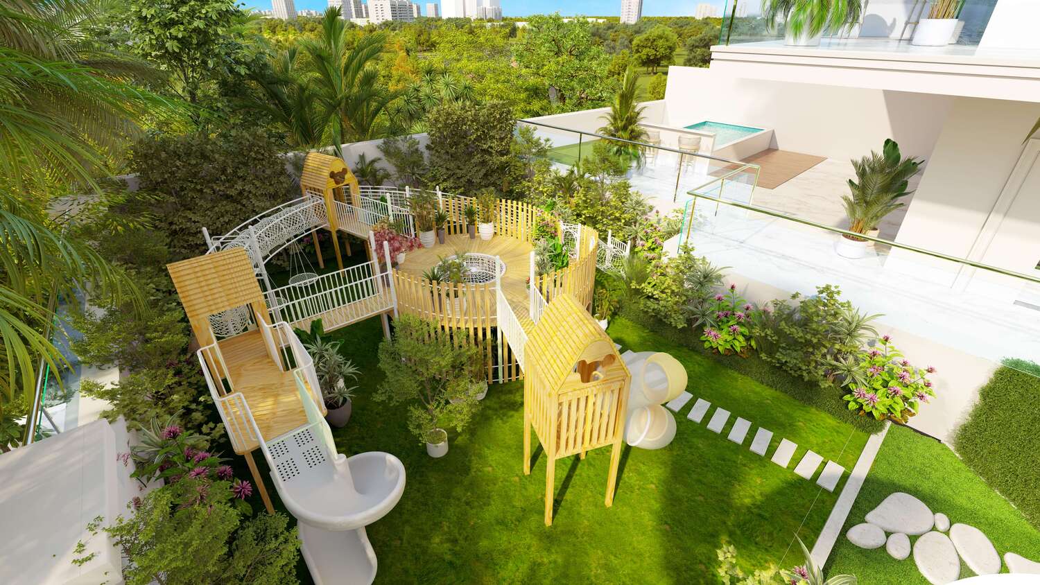 Vincitore Aqua Flora amenity Kids Adventure Park - Al Barsha, Dubai - by Vincitore