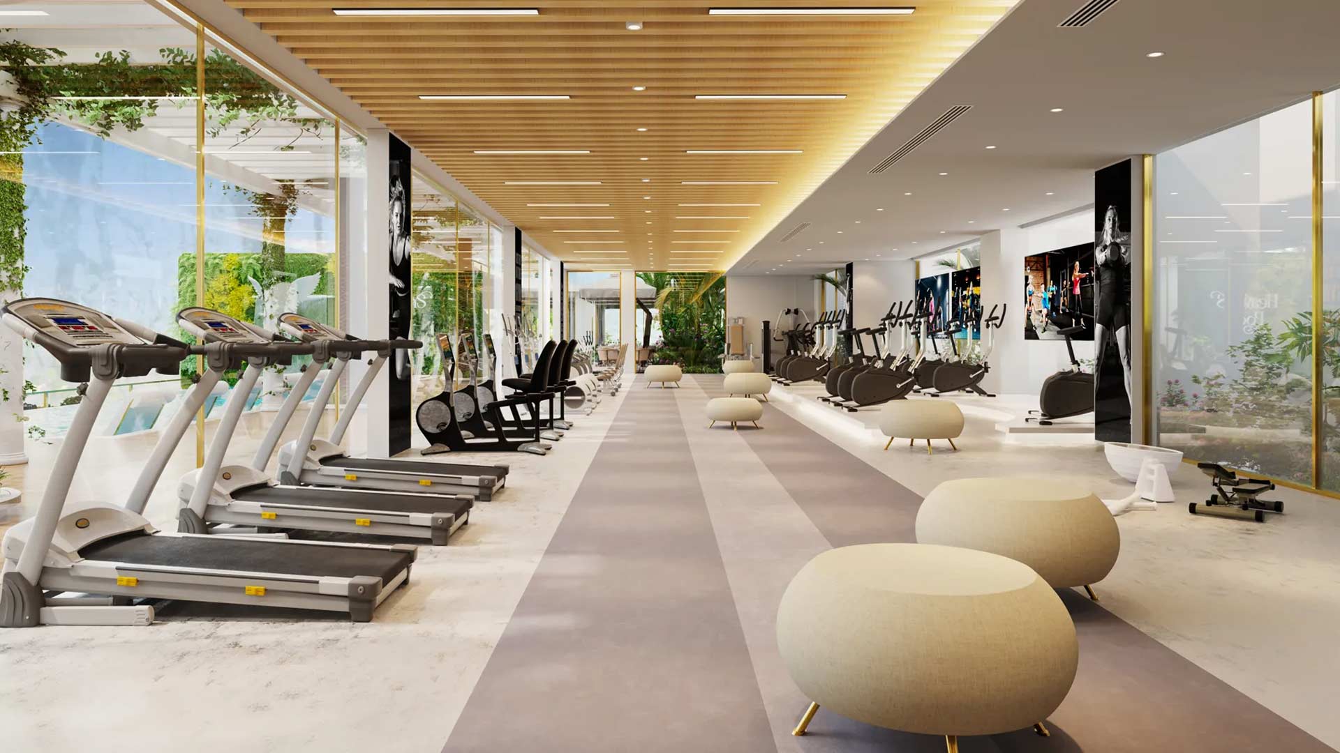 Vincitore Volare amenity Gym in Arjan, Dubai