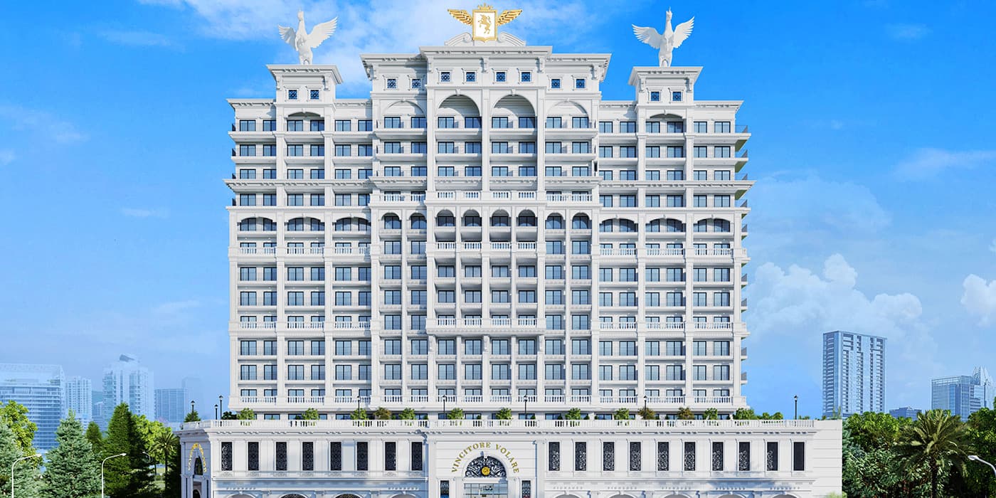 Vincitore Volare exterior view in Arjan, Dubai
